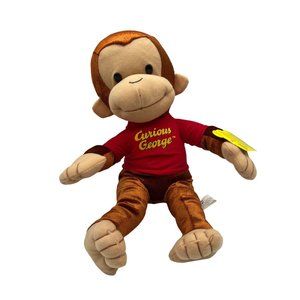 NEW Kellytoy Curious George Plush Stuffed Monkey 16" Ages 3 & Up